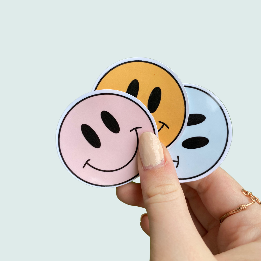 Smiley Face Sticker