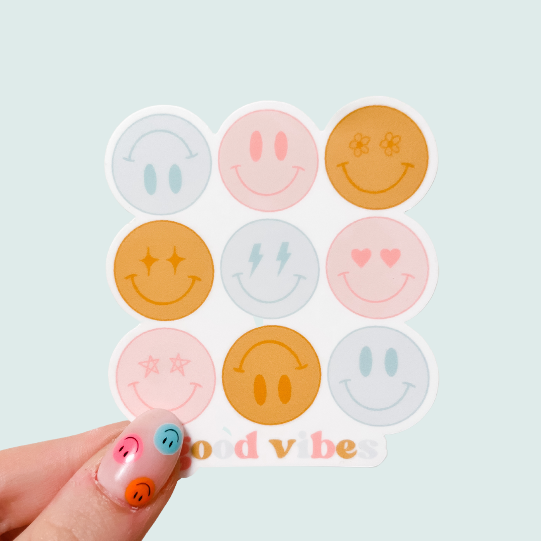 good vibes sticker