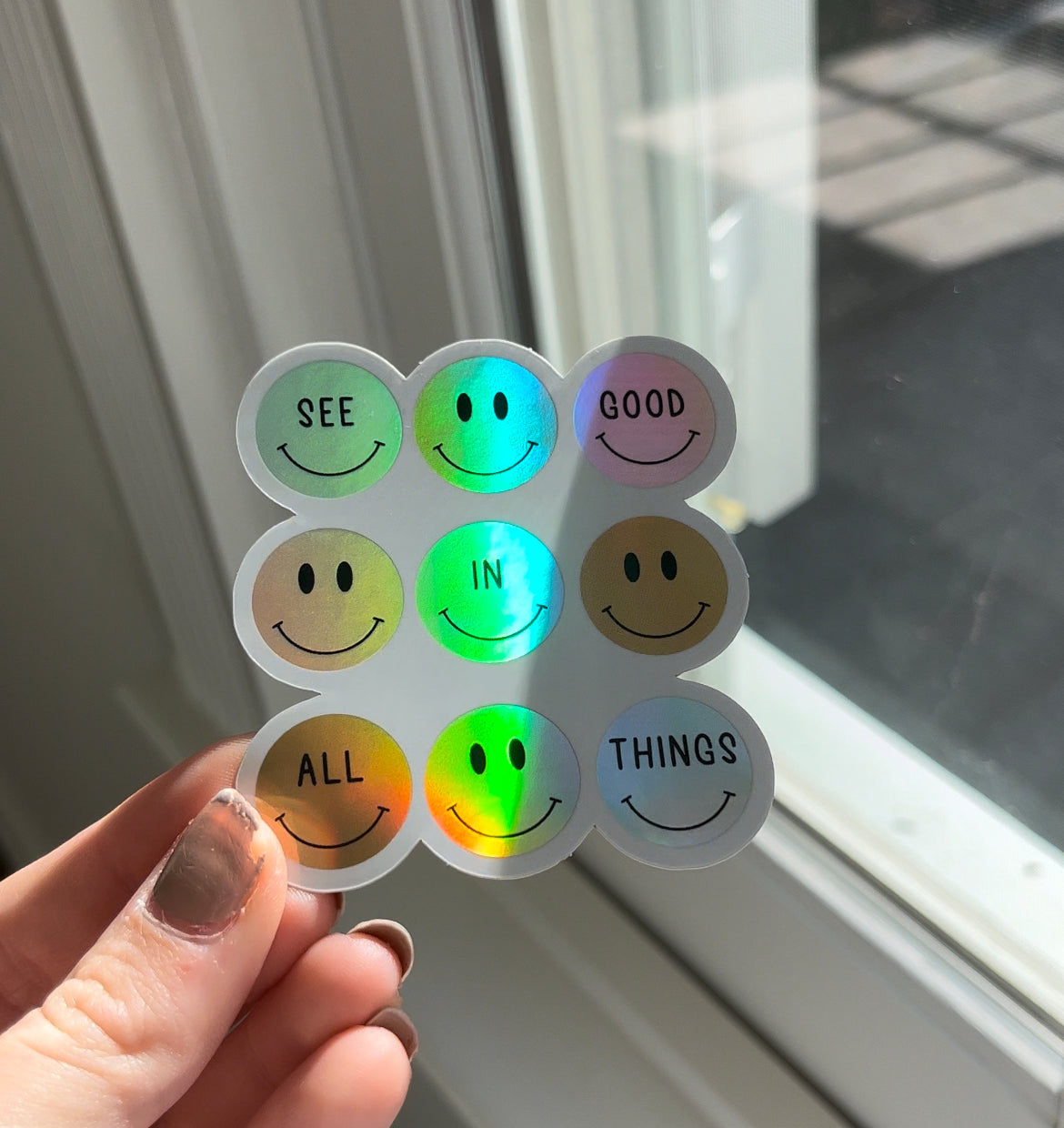 See the good in all things sticker