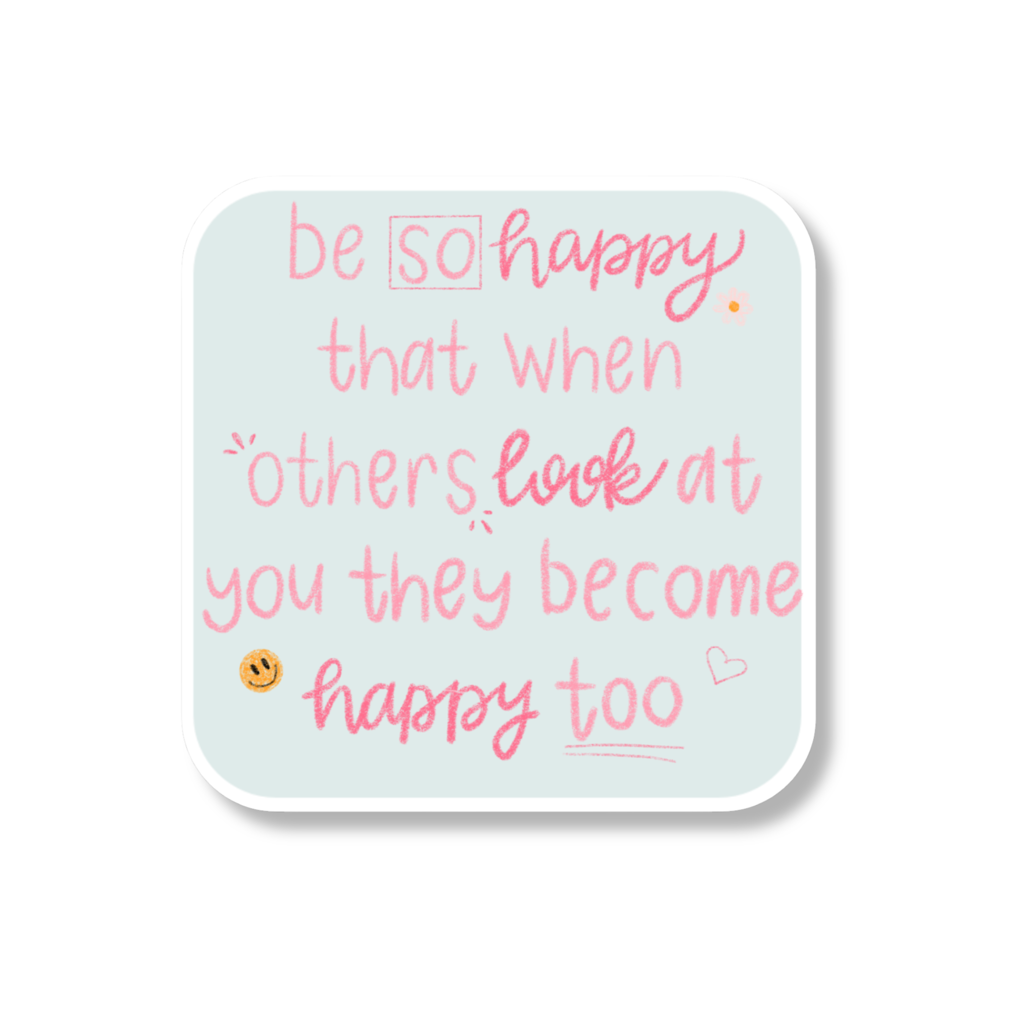 Quote sticker