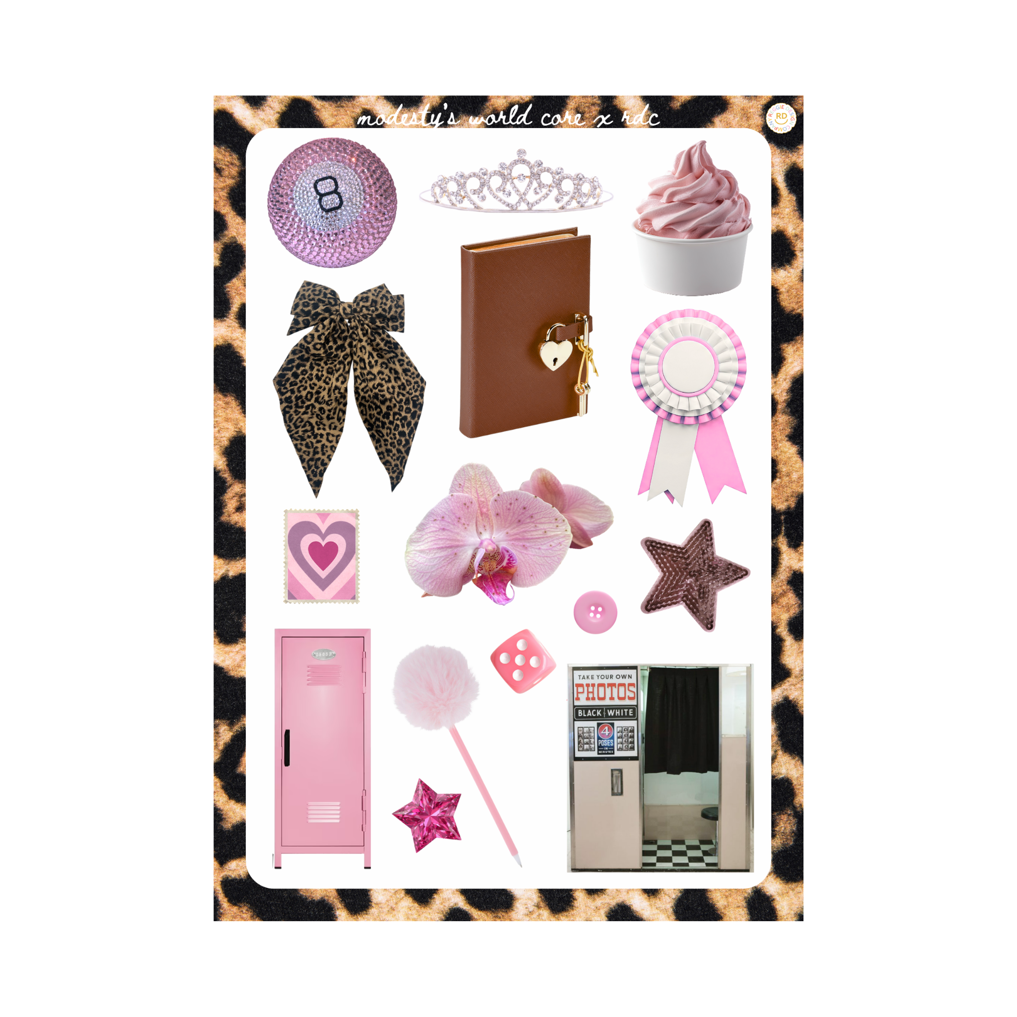 Modesty's World x RDC Sticker Sheet