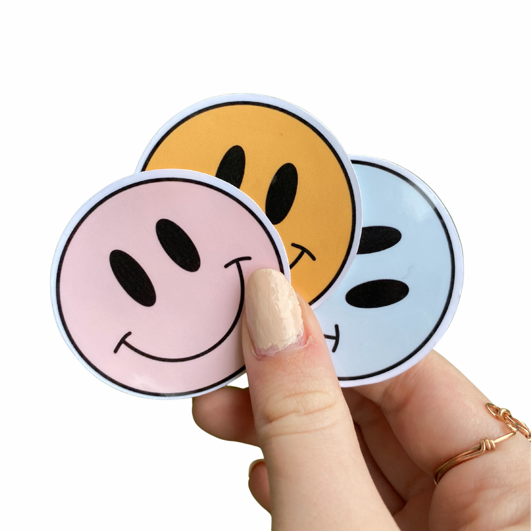 Smiley Face Sticker