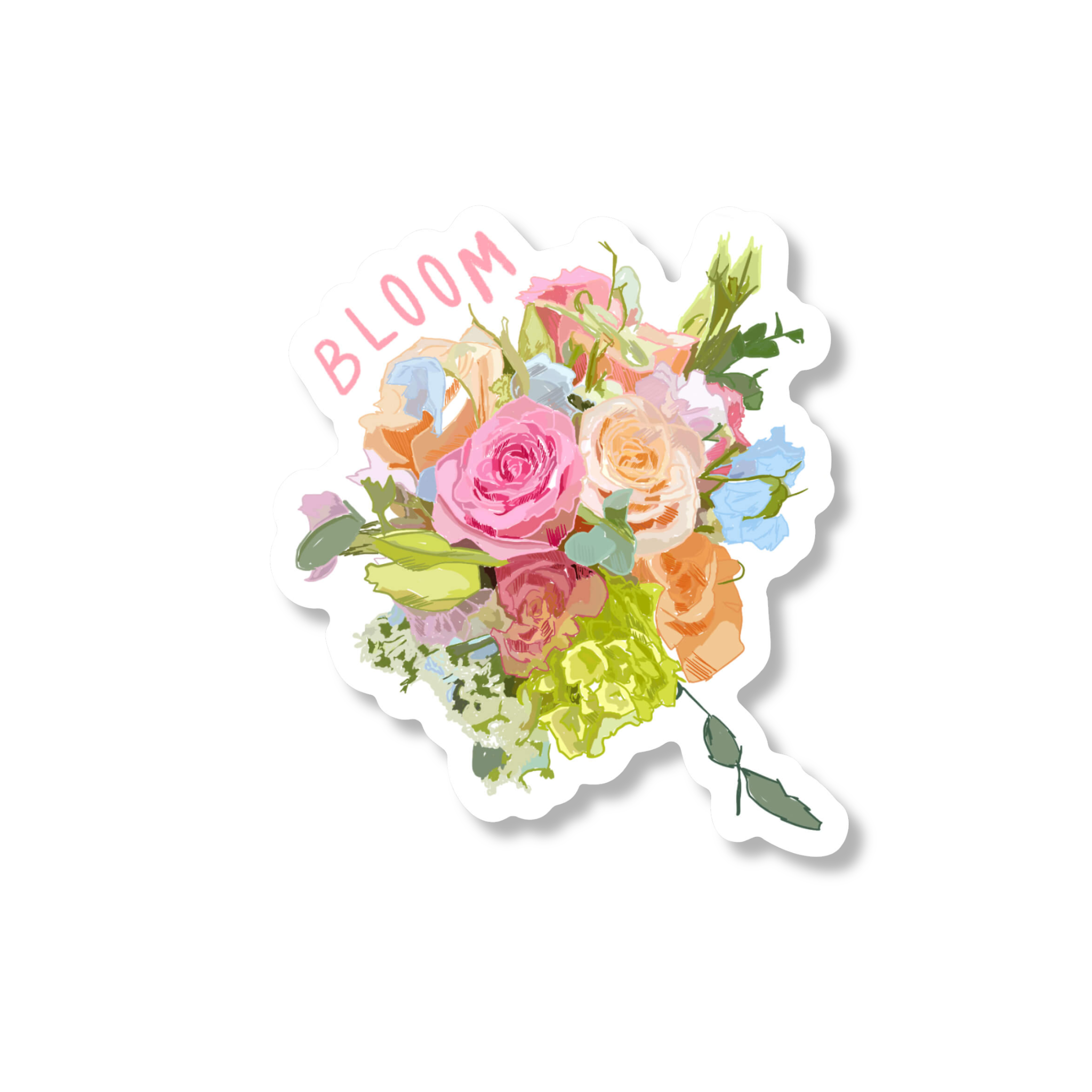 bloom sticker