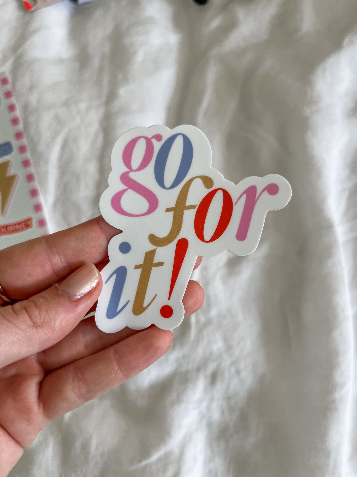 Go for it sticker