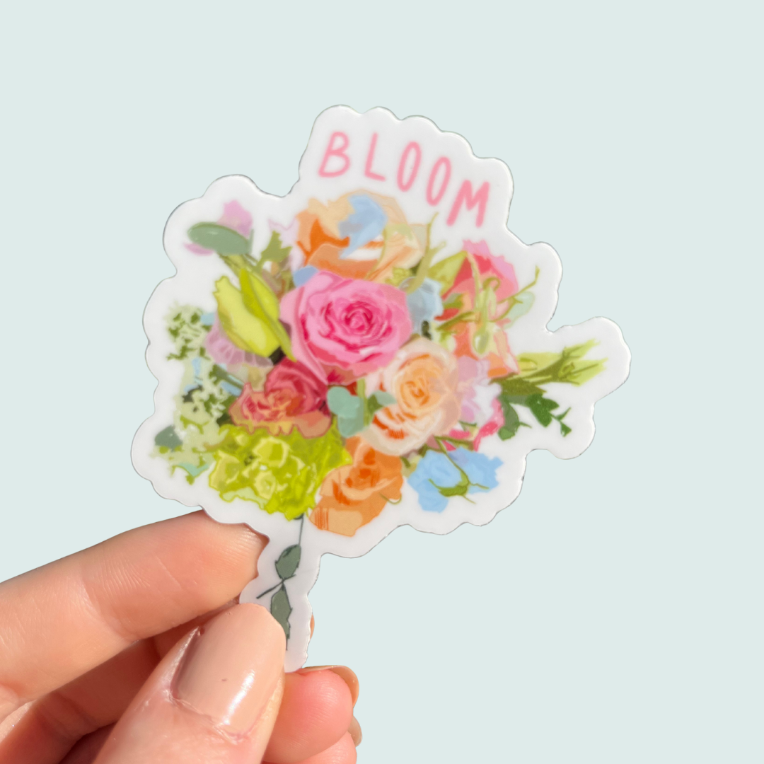 bloom sticker