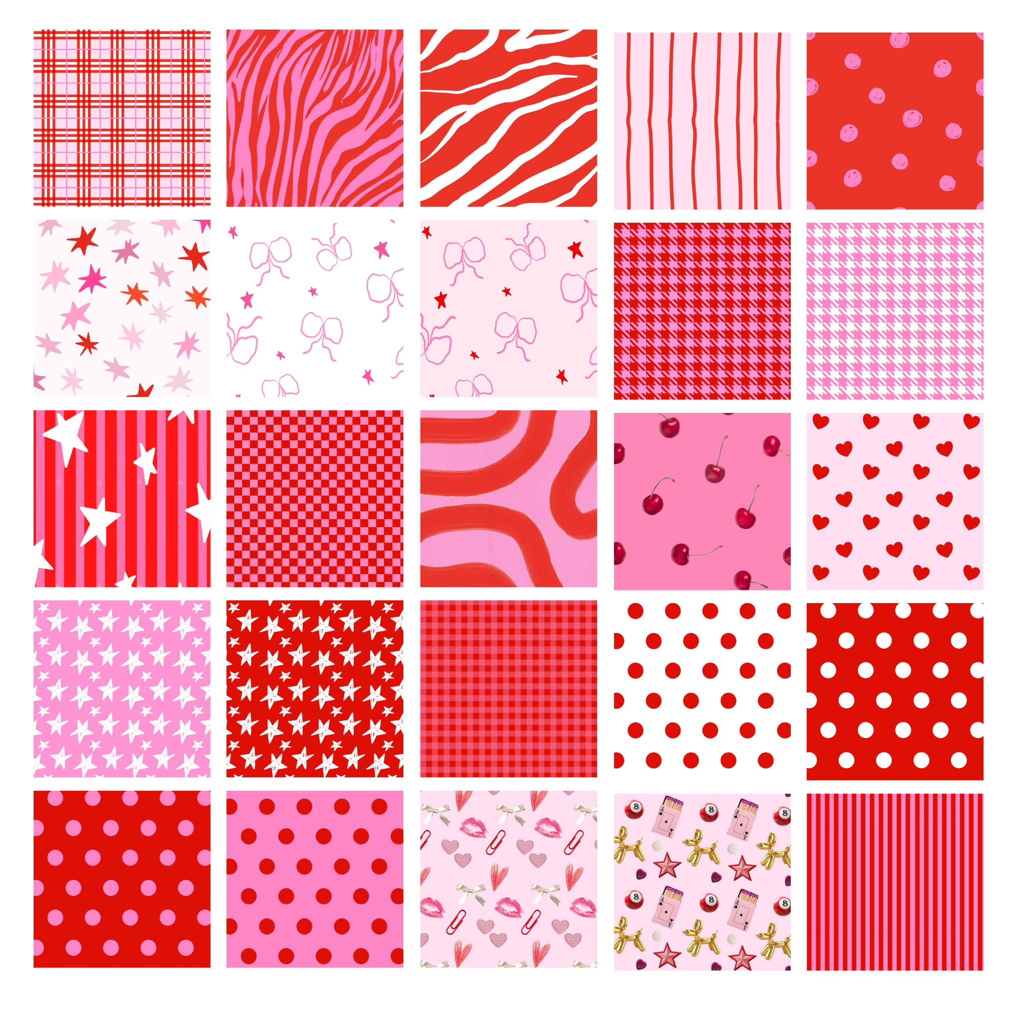 Pink and Red Paper book