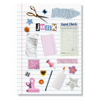 Junk Journal 8x10 Sticker Sheet
