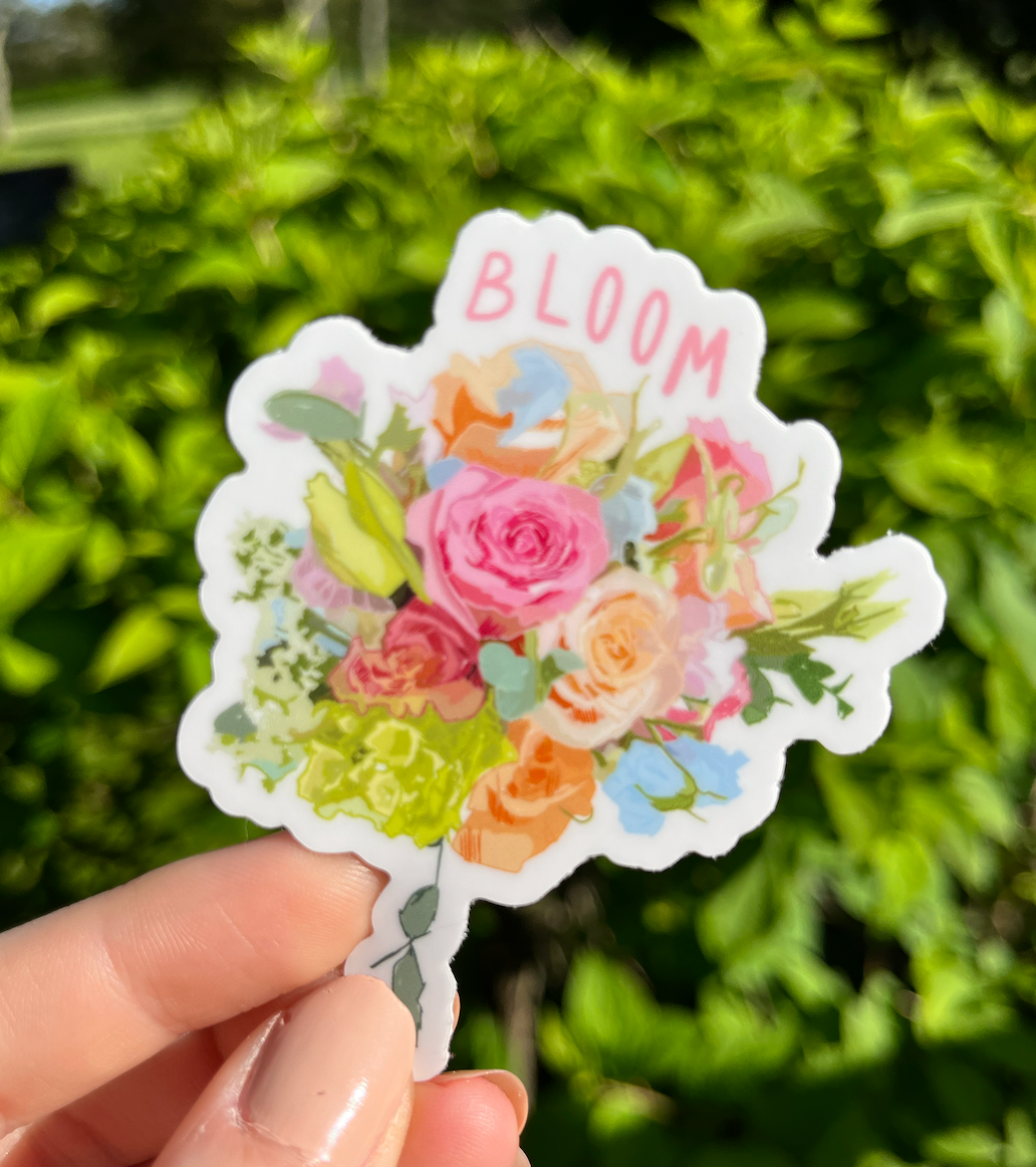 bloom sticker