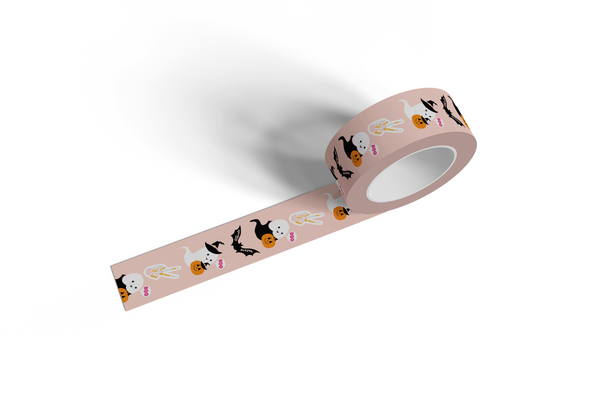 Pink Boo Ghost Washi Tape