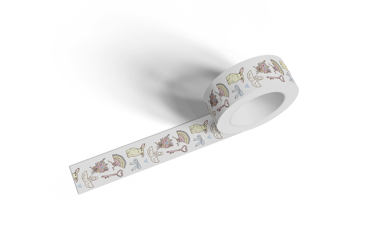 Bunny and Swan Washi Tape