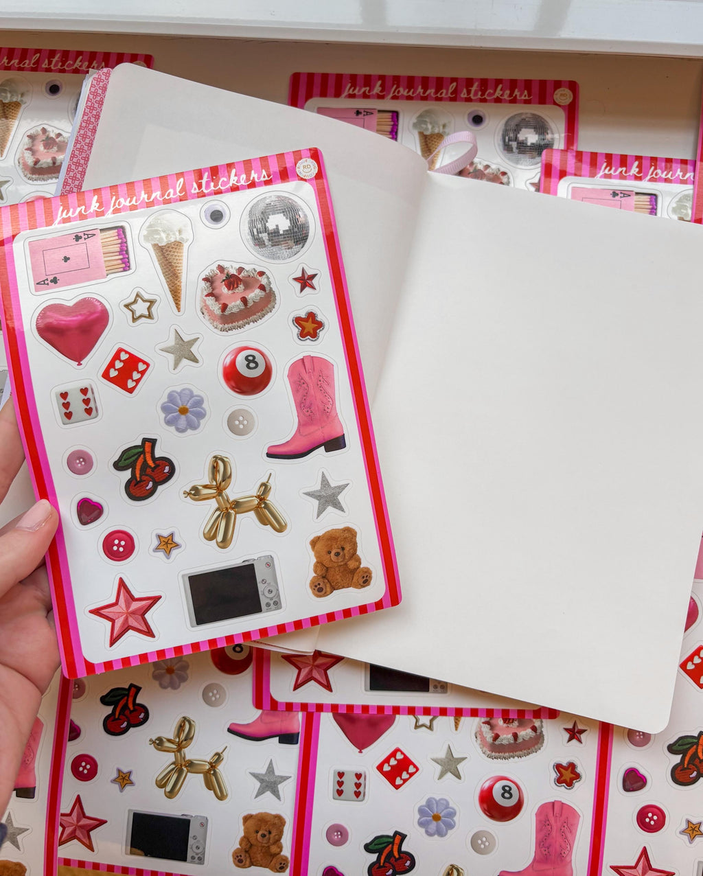 Trinket Junk Journal 5x7 Sticker Sheet