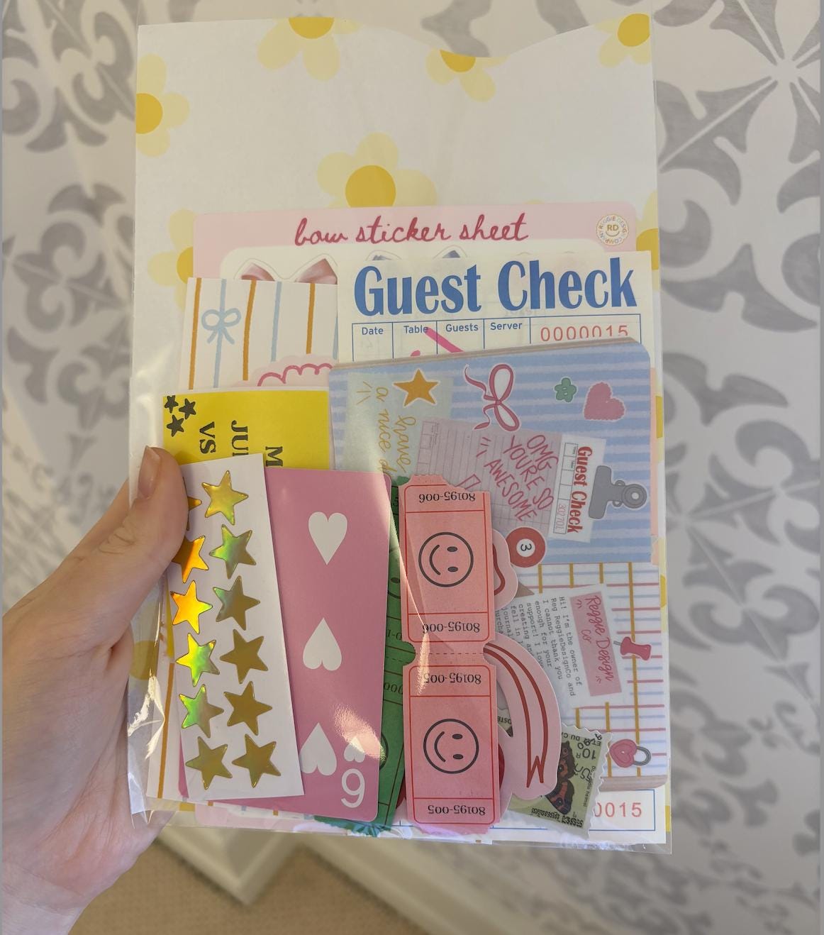 Junk Journal Scrap Epherma Supply Kit - Mystery Assorted Ephemera Sticker Pack- Mixed Media- Aesthetic, trinket,, sticker sheets