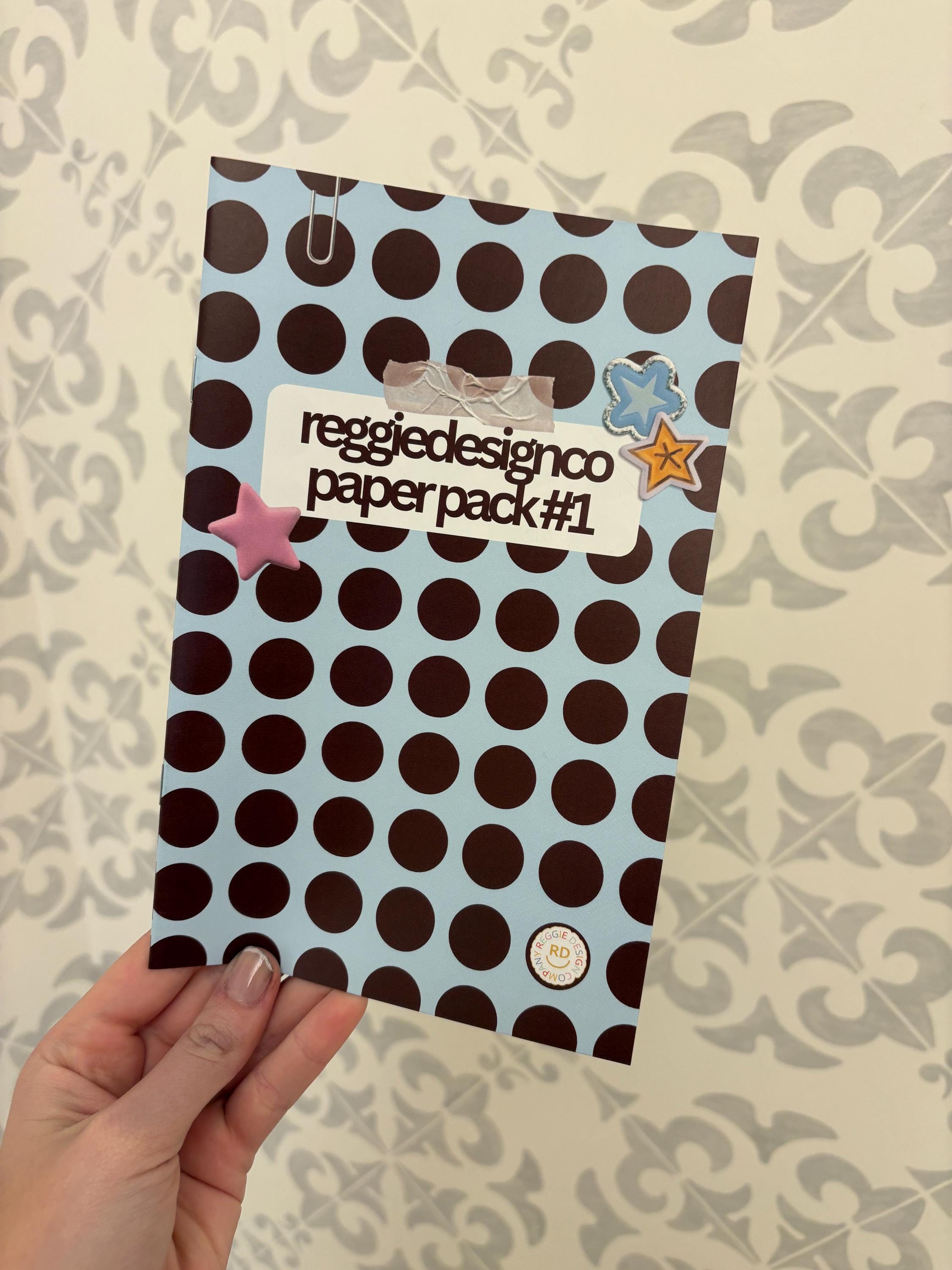 Pattern Paper Pack - 18 Pages of Pattern Paper - Scrapbooking Paper