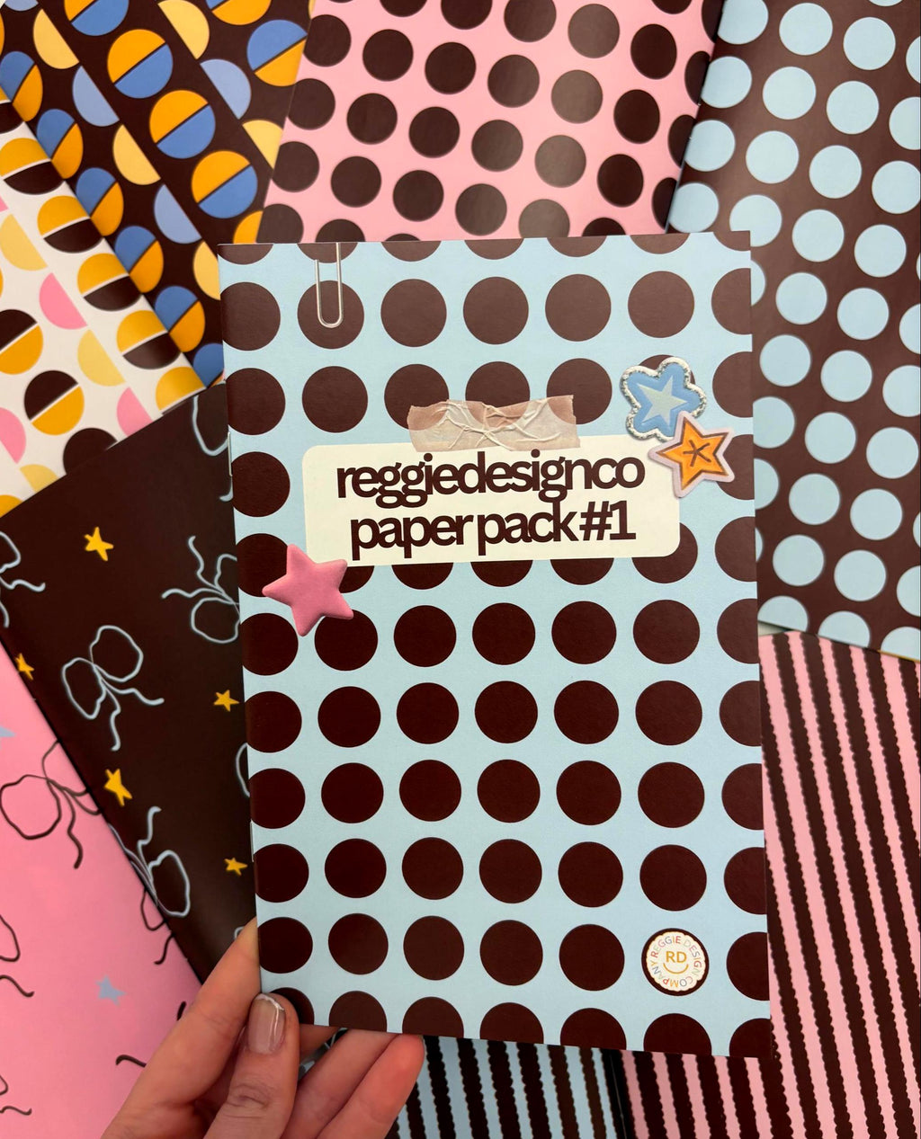 Pattern Paper Pack - 18 Pages of Pattern Paper - Scrapbooking Paper