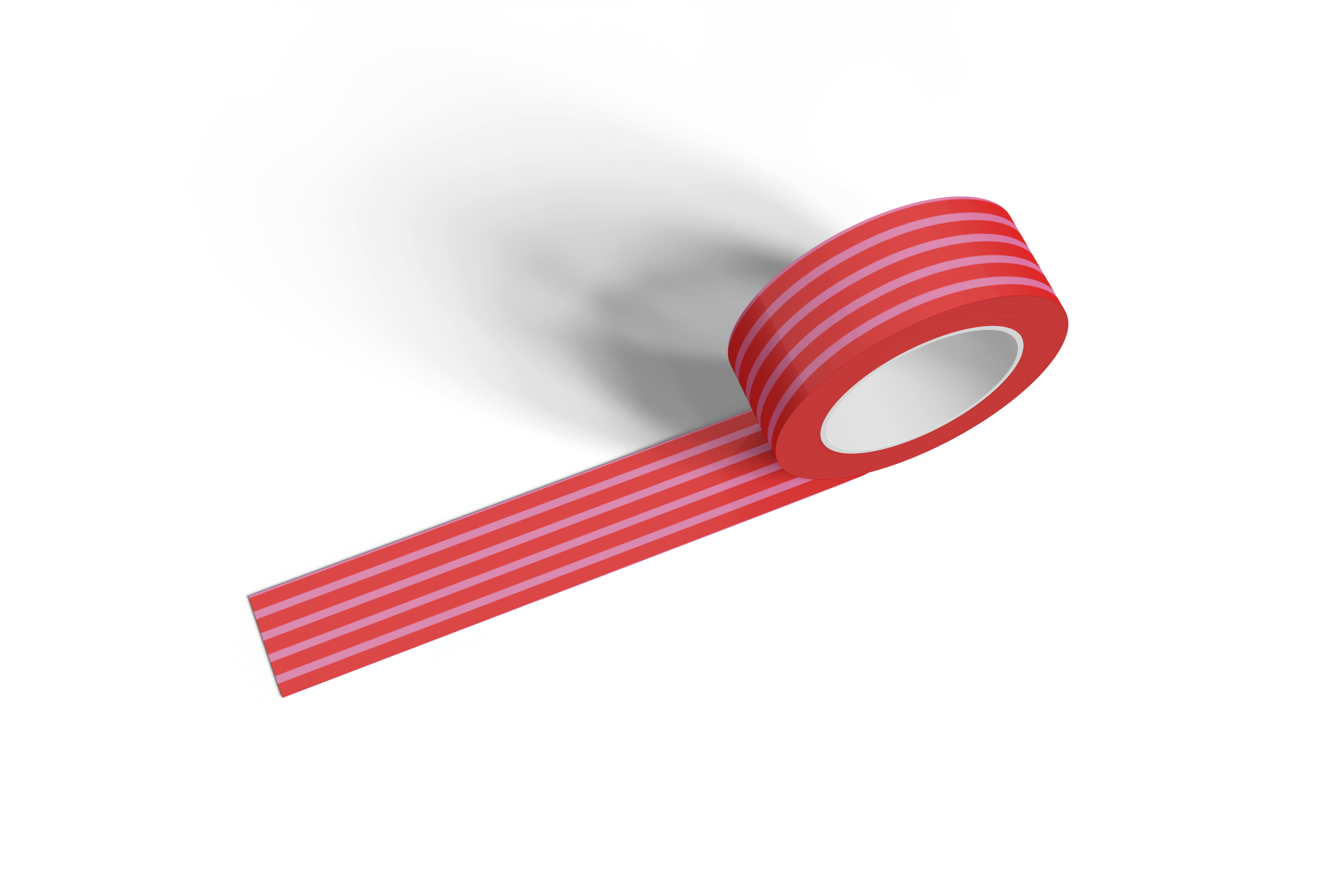 Pink and Red Stripe Washi Tape
