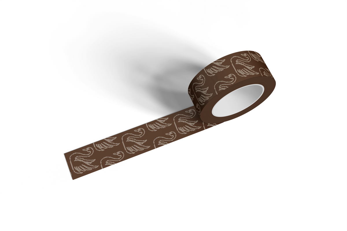 Chocolate Swan Washi Tape
