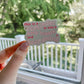 Reminder to take a deep breathe sticker